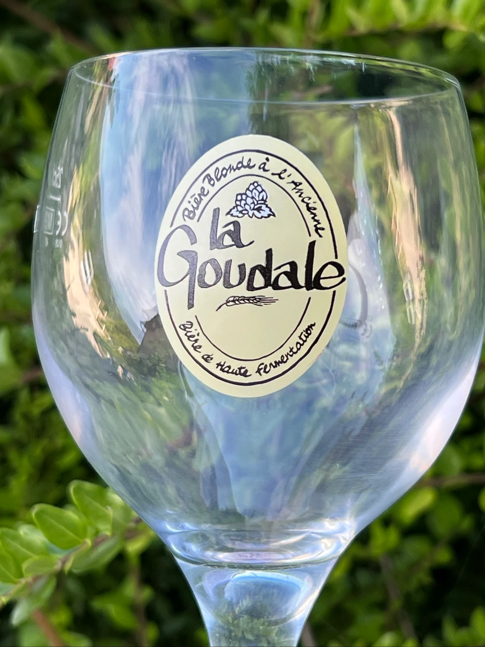 🍺 La Goudale bierglas 25cl officieel – Glas op voet brouwerijcollectie – photo 3